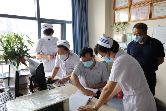 我院接受省健康促進(jìn)醫(yī)院現(xiàn)場評估驗收(圖4)