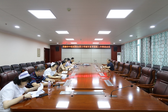 我院召開全國(guó)文明城市復(fù)審迎檢工作推進(jìn)會(huì)議(圖1)